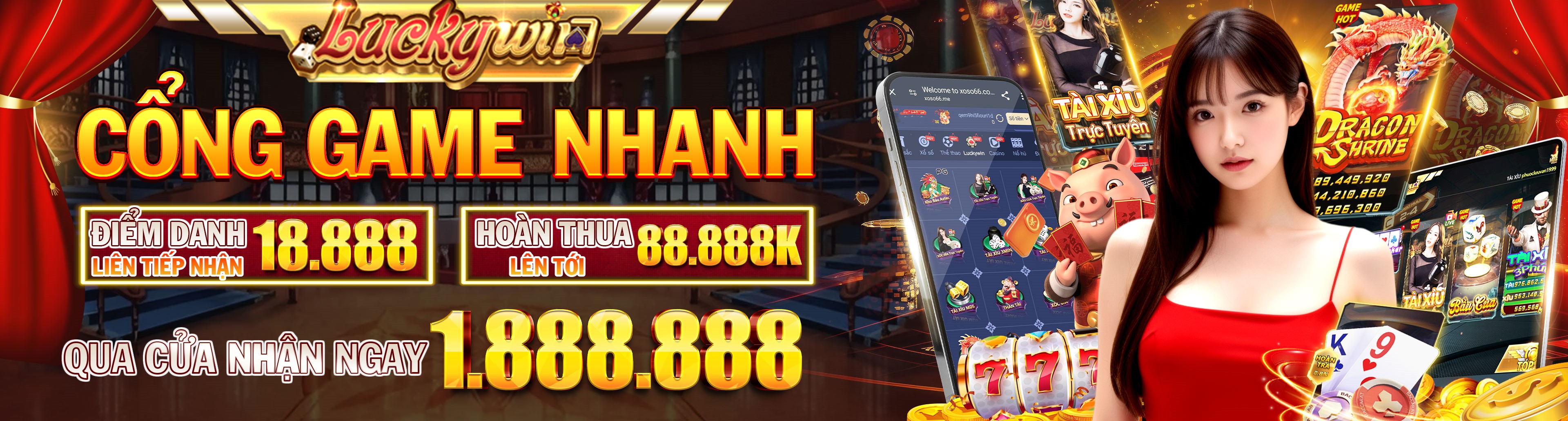 Hình ảnh quảng cáo của s777 hiển thị nền tảng và các lợi ích